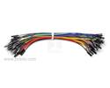 Thumbnail image for Jumper Wires Premium 6" 50-Piece Rainbow Assortment Male-Male